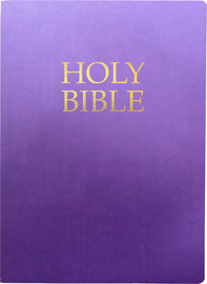 Coperta cărții 'Kjver Holy Bible, Large Print, Royal Purple Ultrasoft: (King James Version Easy Read, Red Letter) -'