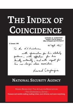 Coperta cărții 'The Index of Coincidence -'