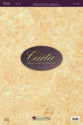 Carta Manuscript Paper No. 23 - Professional - 