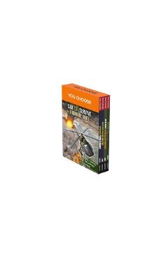 Coperta cărții 'You Choose: Can You Survive a Doomsday Event? 4-Book Boxed Set 1 - Matt Doeden'