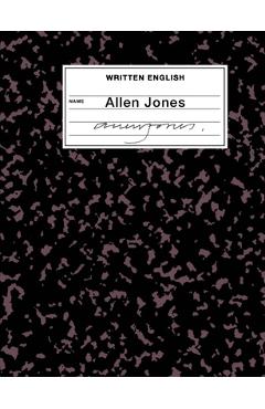 Coperta cărții 'Written English: An Artist's Book by Allen Jones - Allen Jones'