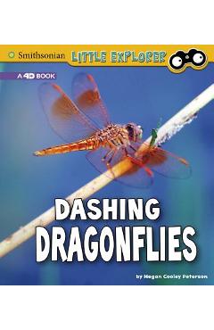 Coperta cărții 'Dashing Dragonflies: A 4D Book - Megan Cooley Peterson'