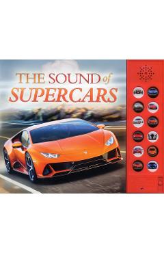 Coperta cărții 'The Sound of Supercars [With Battery] - Andrea C. Pinnington'