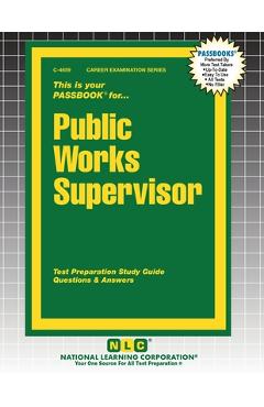 Coperta cărții 'Public Works Supervisor -'