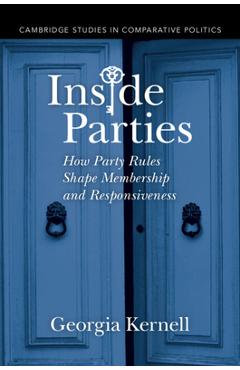 Poza produsului Inside Parties: How Party Rules Shape Membership and Responsiveness - Georgia Kernell