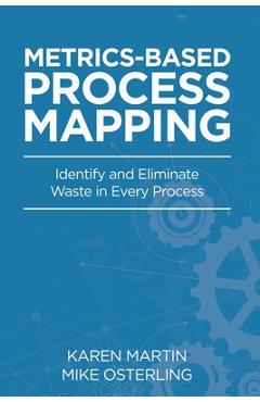 Coperta cărții 'Metrics-Based Process Mapping: Identify and Eliminate Waste in Every Process - Karen Martin'