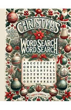 Coperta cărții 'Christmas Word Search: Discover the Holiday Spirit through Word Puzzles -'