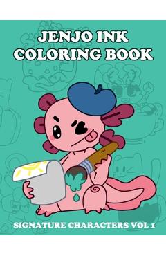 Poza produsului Jenjo Ink Coloring Book: Signature Characters - Jeanine-jonee Keith