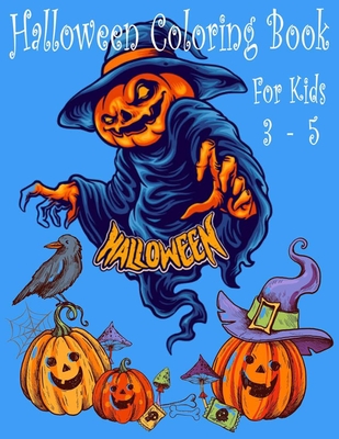 Halloween: halloween coloring book for kids 3-5 halloween monster coloring book for kids -