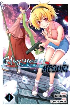 Coperta cărții 'Higurashi When They Cry: Meguri, Vol. 4: Volume 4 -'