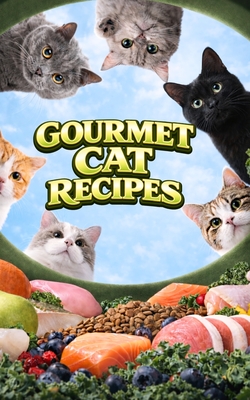 Coperta cărții 'Gourmet Cat Recipes: Homemade Meals, Snacks, and Treats - Vc Brothers'