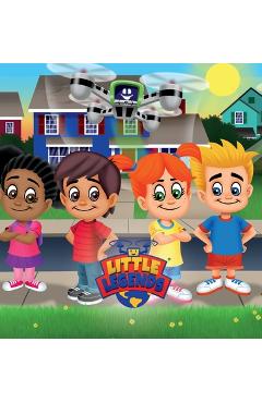 Coperta cărții 'Little Legends(TM) Welcome to Legendale! - Drone Legends'