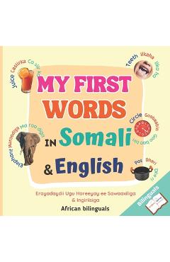 Coperta cărții 'My First Words in Somali and English - Tolu Lawal'