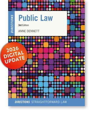 Coperta cărții 'Public Law 3e - Anne Dennett'