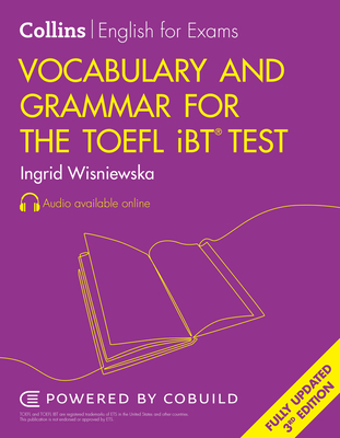 Coperta cărții 'Vocabulary and Grammar for the TOEFL Ibt(r) Test - Ingrid Wisniewska'