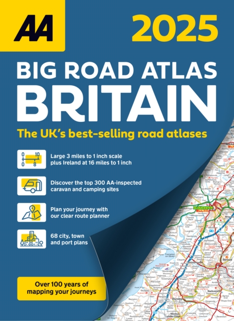 AA Big Road Atlas Britain 2025 Spiral - Aa Publishing