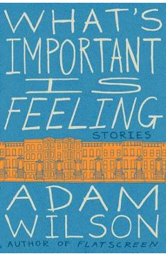 Coperta cărții 'What's Important Is Feeling - Adam Wilson'