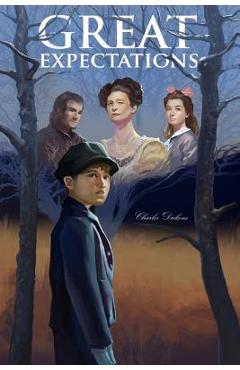 Coperta cărții 'Great Expectations - Charles Dickens'