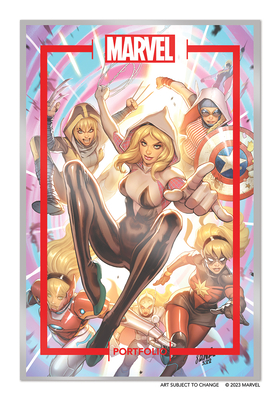 Coperta cărții 'The Marvel Portfolio of David Nakayama: Marvel Universe - David Nakayama'