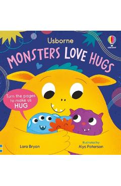 Coperta cărții 'Monsters Love Hugs - Lara Bryan'