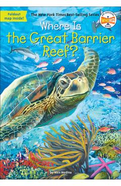 Coperta cărții 'Where Is the Great Barrier Reef? - Nico Medina'