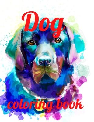Dog coloring book: A Coloring Book of 35 Unique Stress Relief dog Coloring Book Designs Paperback - Annie Marie