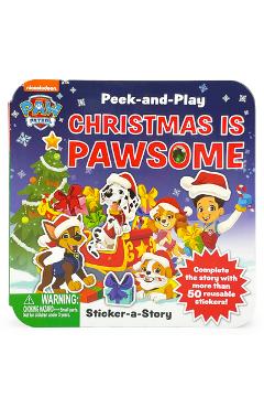 Coperta cărții 'Paw Patrol Christmas Is Pawsome - Scarlett Wing'