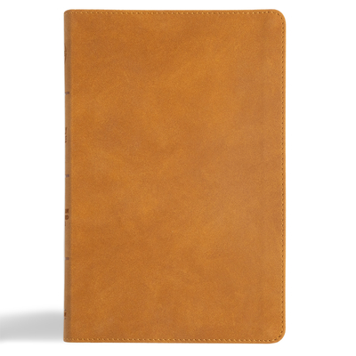 CSB Thinline Bible, Digital Study Edition, Camel Suedesoft Leathertouch - 