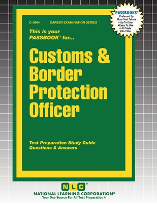 Coperta cărții 'Customs & Border Protection Officer -'
