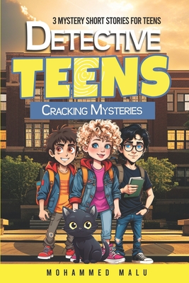 Coperta cărții 'Detective Teens Cracking Mysteries: 3 Mystery Short Stories for Teens: Teen Detectives Crack the Cases, Stories'