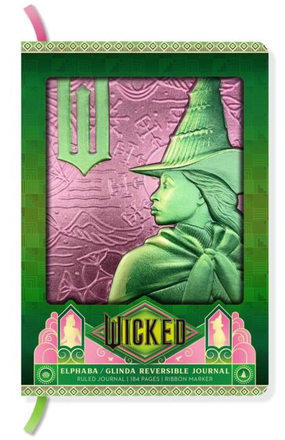 Wicked: Elphaba / Glinda Reversible Sculpted Journal -