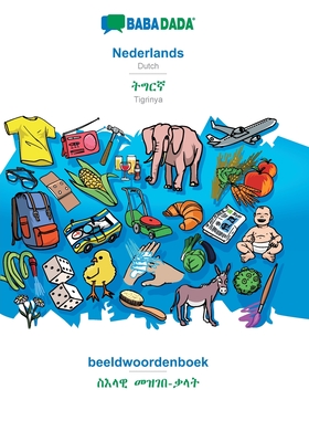 Coperta cărții 'BABADADA, Nederlands - Tigrinya (in ge'ez script), beeldwoordenboek - visual dictionary (in ge'ez script): Dutch -'