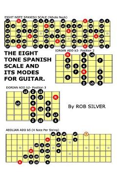 Coperta cărții 'The Eight Tone Spanish Scale and its Modes for Guitar - Rob Silver'