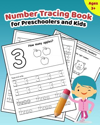 Number Tracing Book for Preschoolers and Kids: Learn How to Write and Count Numbers 1 - 10 with Lots of Fun Games and Activities - Nina Noosita