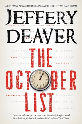 Coperta cărții 'The October List - Jeffery Deaver'