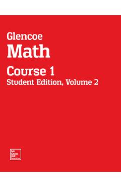 Coperta cărții 'Glencoe Math, Course 1, Student Edition, Volume 2 -'