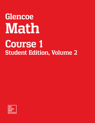 Coperta cărții 'Glencoe Math, Course 1, Student Edition, Volume 2 -'