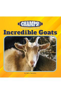 Coperta cărții 'Incredible Goats - Joyce Markovics'