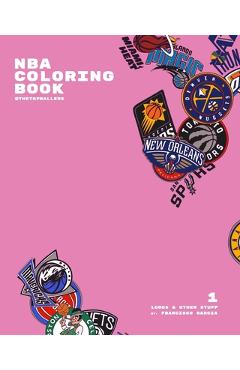 Coperta cărții 'NBA Coloring Book: @thetopballers - Francisco Garcia Coronado'