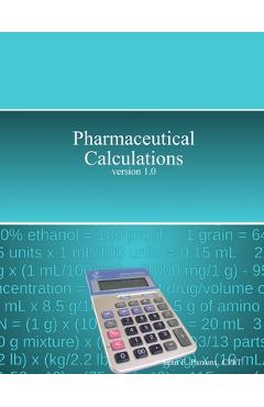 Coperta cărții 'Pharmaceutical Calculations - Sean Parsons'
