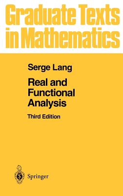 Coperta cărții 'Real and Functional Analysis - Serge Lang'