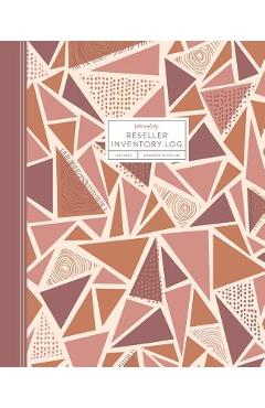 Reseller Inventory Log: Product Listing Notebook For Online Clothing Resellers on Poshmark, eBay, Mercari & More, Abstract Geometric (Pink), 7 - Wild Simplicity Paper Co