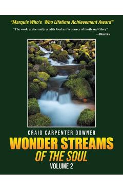 Coperta cărții 'Wonder Streams Of The Soul: Volume 2 - Craig Carpenter Downer'