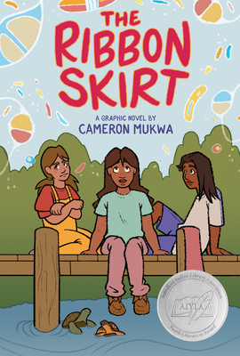Coperta cărții 'The Ribbon Skirt: A Graphic Novel - Cameron Mukwa'