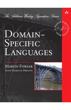 Coperta cărții 'Domain-Specific Languages - Martin Fowler'