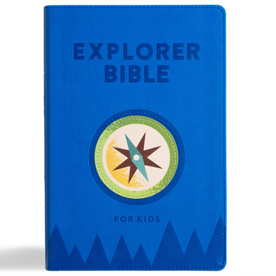 KJV Explorer Bible for Kids, Royal Blue Leathertouch: Placing God's Word in the Middle of God's World - 