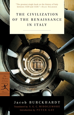 Coperta cărții 'The Civilization of the Renaissance in Italy - Jacob Burckhardt'