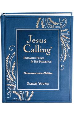 Poza produsului Jesus Calling -New- Commemorative Edition: Enjoying Peace in His Presence (a 365-Day Devotional, Includes 12 New Bonus Devotions and 12 Letters from t - Sarah Young