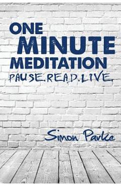 Coperta cărții 'One Minute Meditation - Simon Parke'