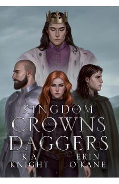 Coperta cărții 'Kingdom of Crowns and Daggers - K. A. Knight'